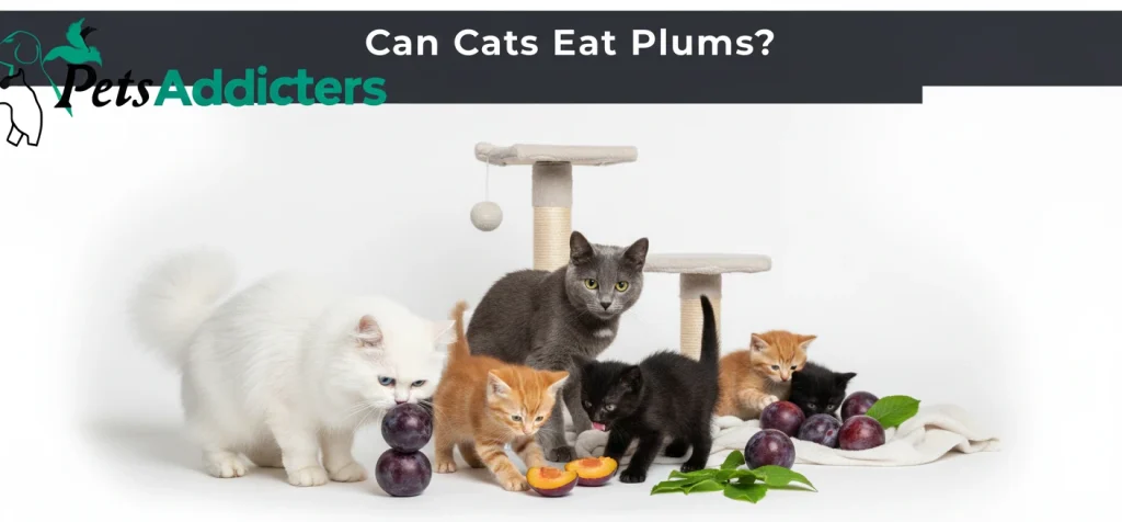can cats eat plums