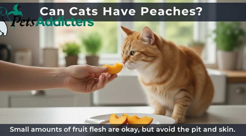 can cats eat peaches