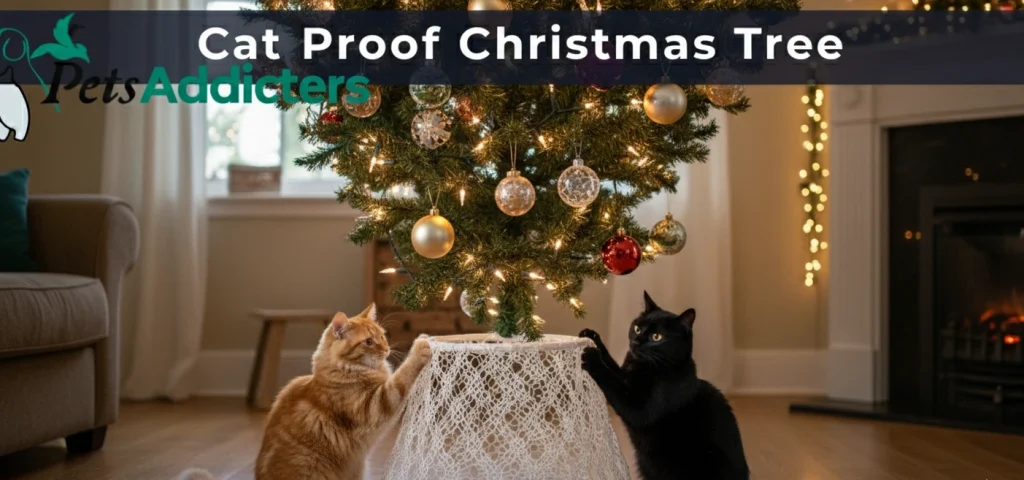 cat proof christmas tree