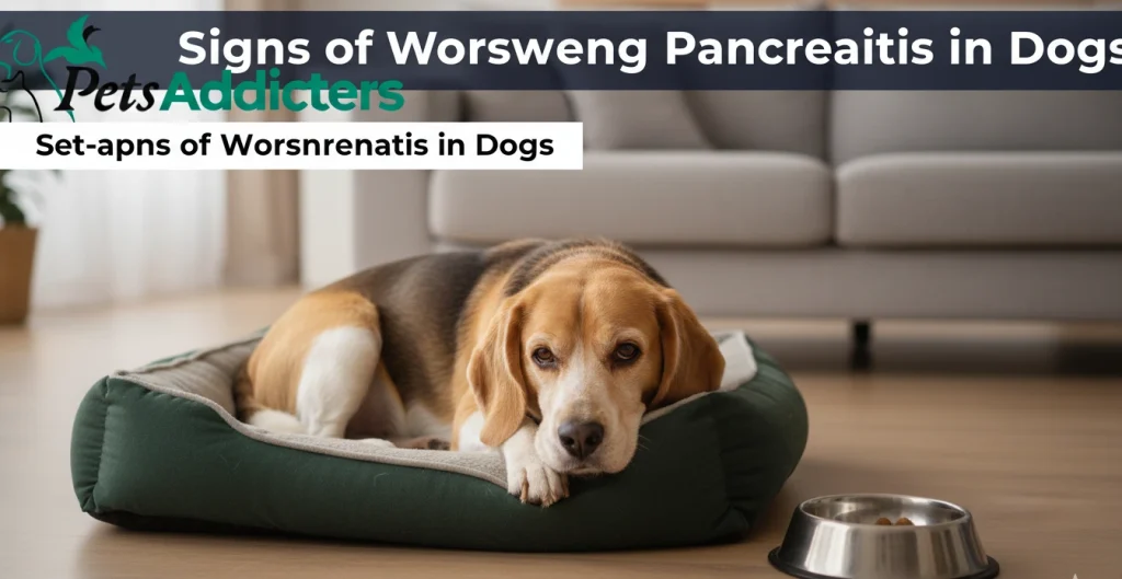 Labrador collapsed from signs of worsening pancreatitis in dogs treatment