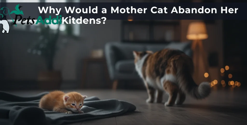 why would a mother cat abandon her kittens