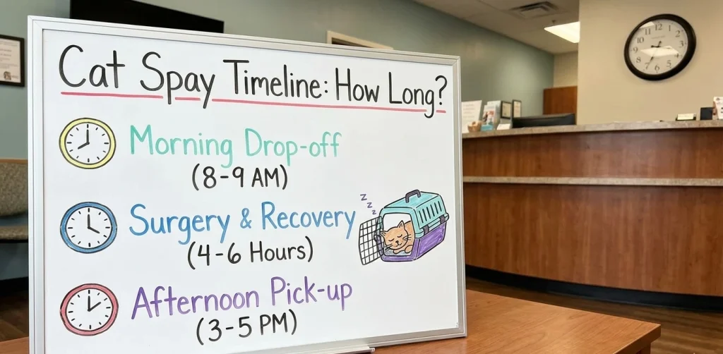 how long does it take to get a cat spayed – surgery recovery timeline 2025