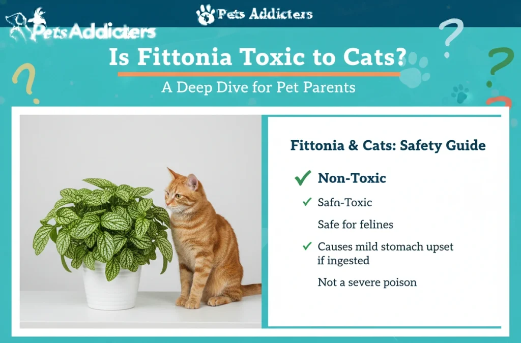 is fittonia toxic to cats – pink red white nerve plant safe for cats 2025
